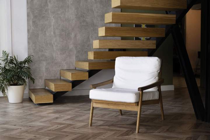 Escalier moderne en bois Le Perray-en-Yvelines